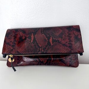 Clare V FOLDOVER CLUTCH WITH TABS.